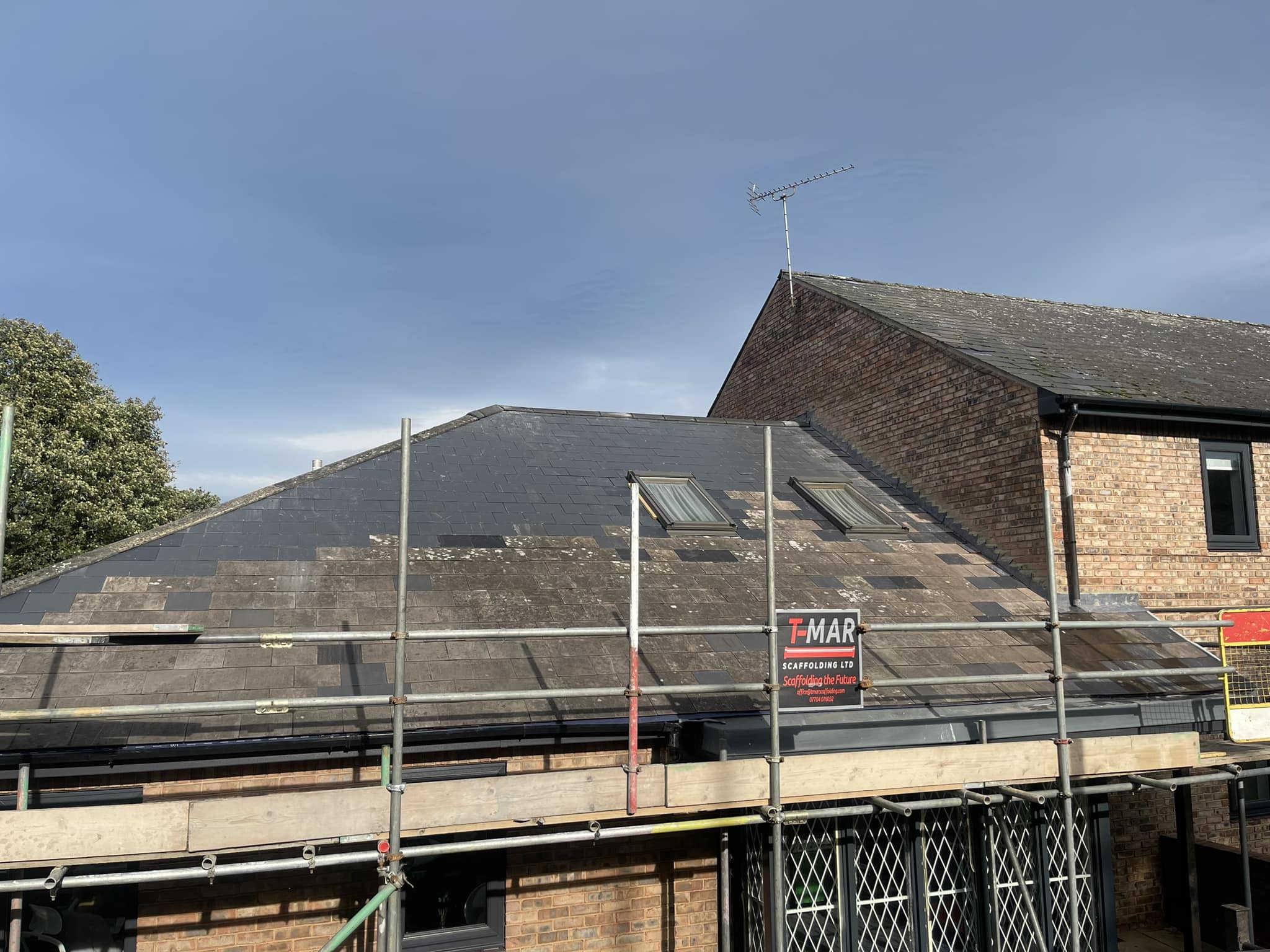 Completed roofing project by JLR Smith in Leeds